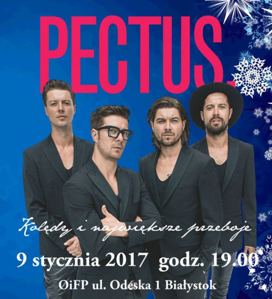 Zespół Pectus z koncertem świąteczno-noworoczny Fundacji Białystok Ojcu Świętemu