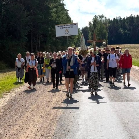 Pielgrzymi z Białegostoku dotarli do Ostrej Bramy