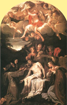 Annibale Caracci, Pieta, 1585