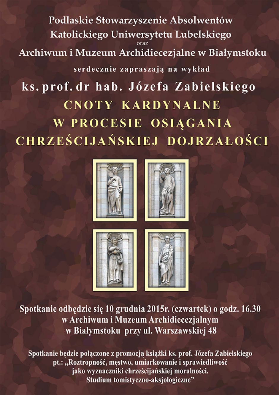 Wykład i promocja książki ks. prof. Józefa Zabielskiego