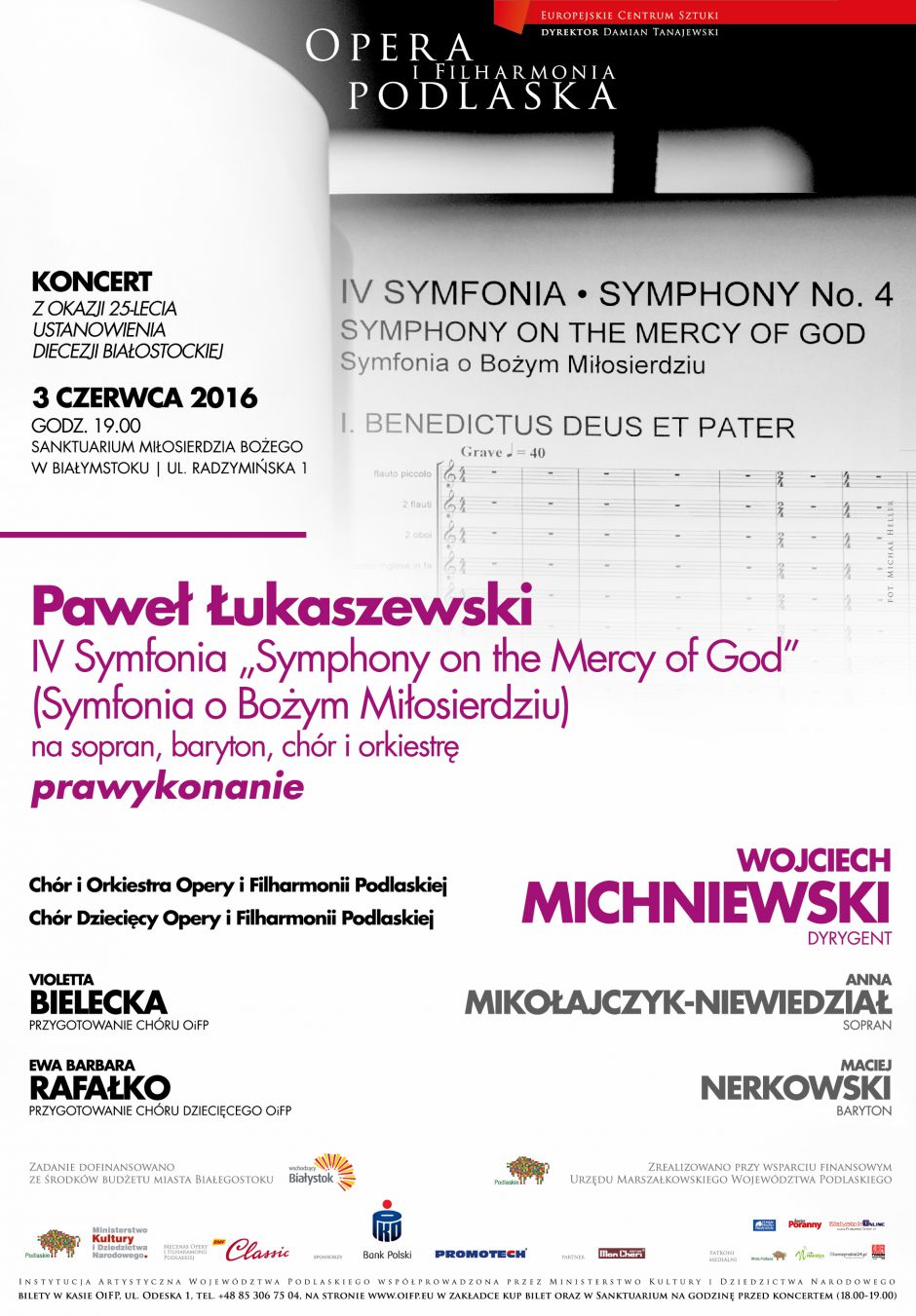 Koncert oratoryjny z okazji 25-lecia ustanowienia Diecezji Białostockiej