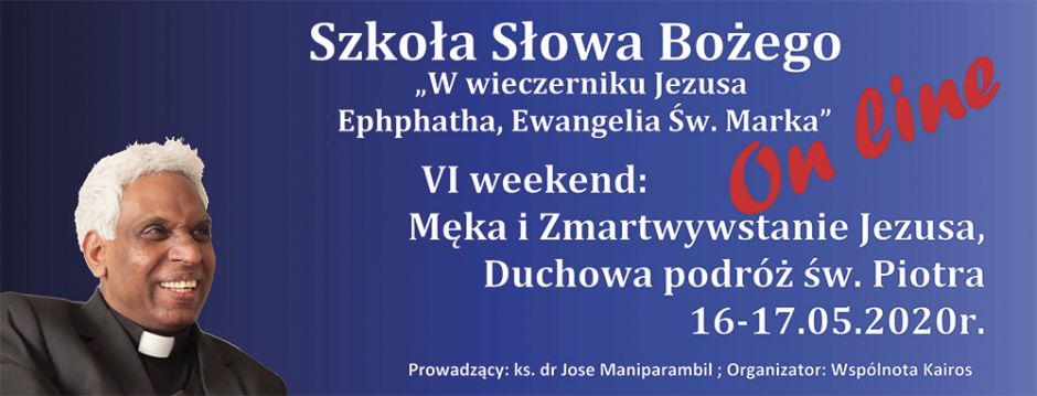 Rekolekcje on-line „W Wieczerniku Jezusa” - Szkoła Słowa Bożego