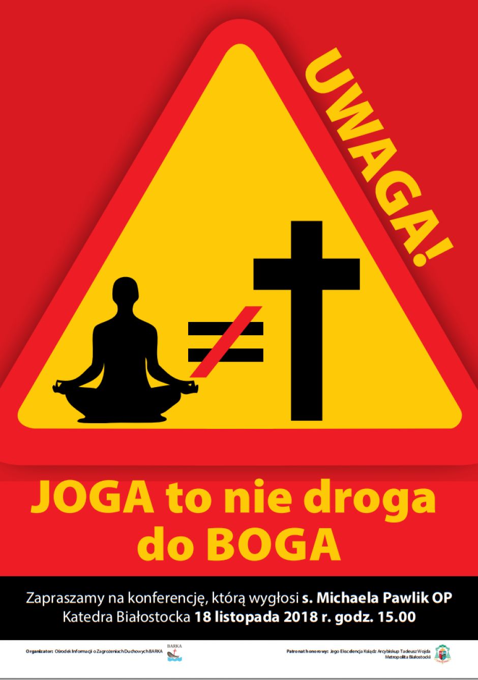 Konferencja „Joga to nie droga do Boga”