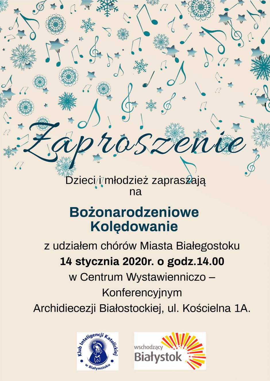 Bożonarodzeniowe kolędowanie z udziałem chórów Miasta Białegostoku