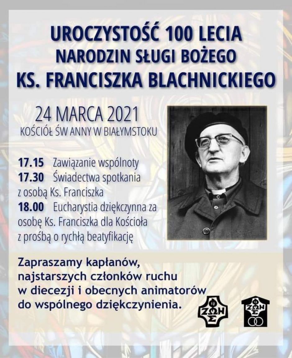 Obchody 100-lecia urodzin ks. Franciszka Blachnickiego