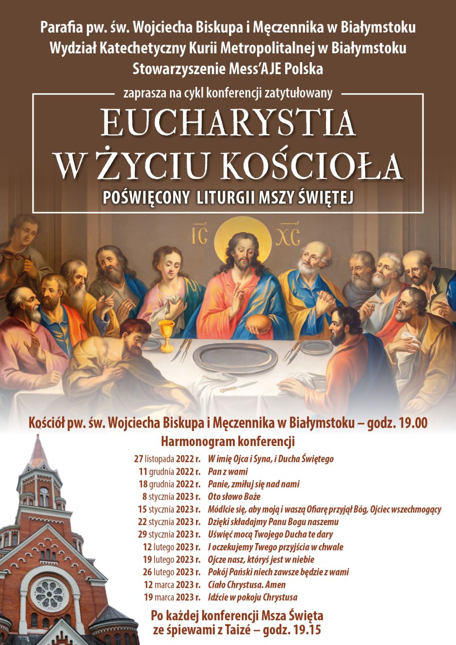 Konferencje poświęcone liturgii Mszy św. pt. „Eucharystia w życiu Kościoła”