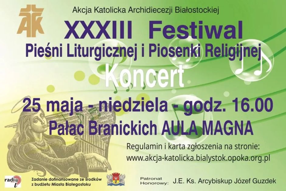 Koncert w ramach XXXIII Festiwalu Pieśni Liturgicznej i Piosenki Religijnej