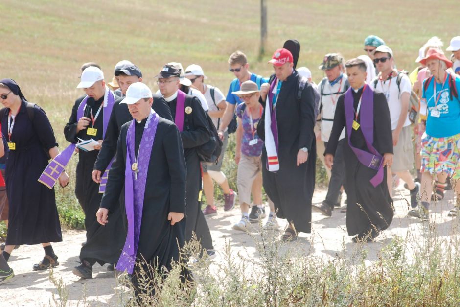 Arcybiskup Metropolita pielgrzymował wraz z pątnikami pielgrzymki wileńskiej