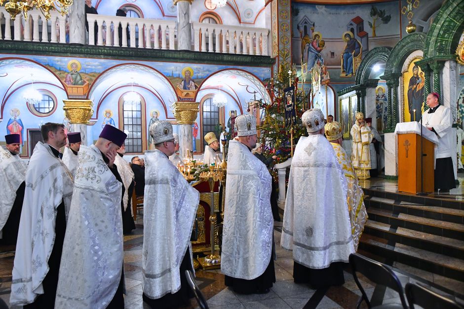 Metropolita Białostocki na nabożeństwie ekumenicznym w cerkwi 