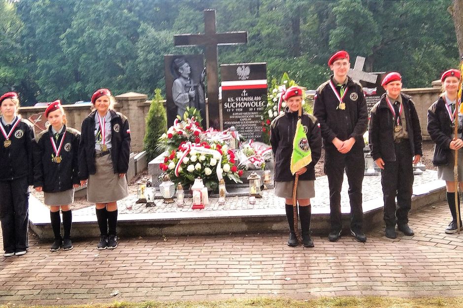 Poświęcenie pomnika ks. Stanisława Suchowolca – kapelana „Solidarności”