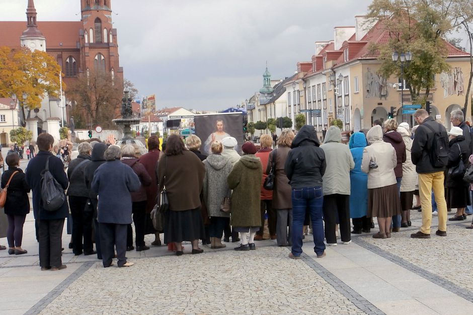 Koronka do Bożego Miłosierdzia na ulicach Białegostoku