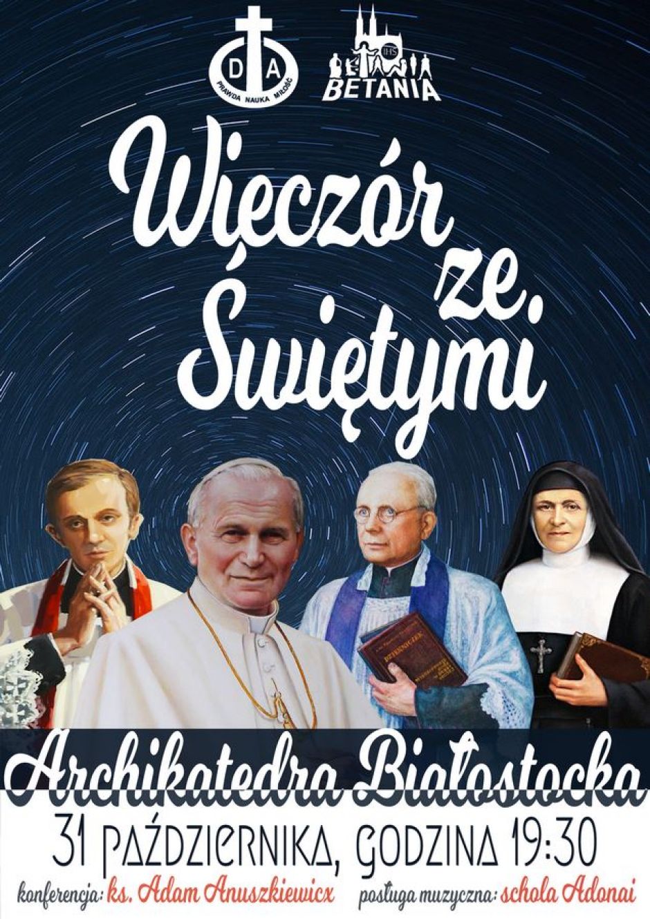  „Wieczór ze Świętymi” w Archikatedrze Białostockiej