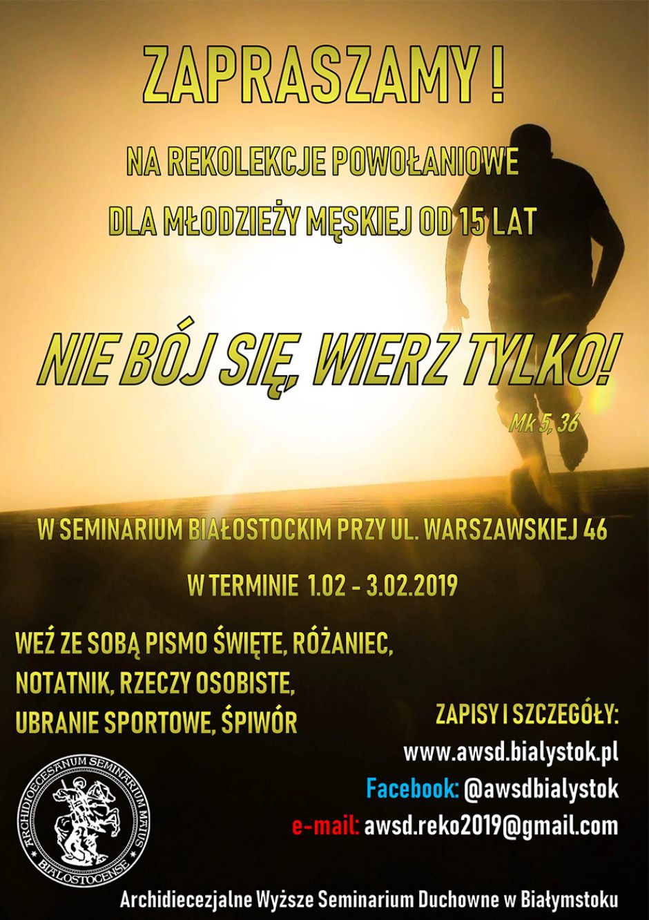 Rekolekcje powołaniowe w Seminarium Duchownym