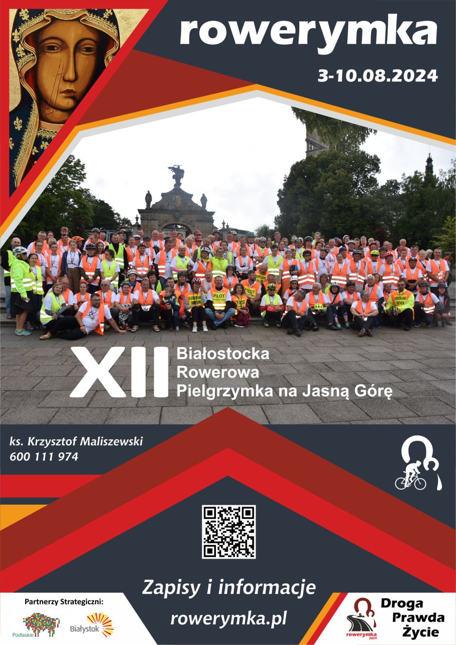 12. Białostocka Rowerowa Pielgrzymka na Jasną Górę